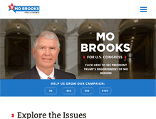 Tablet Screenshot of mobrooksforcongress.com